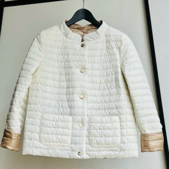 HERNO - Reversible Water Repellent Down Puffer Jacket - Size 8 BNWT - Picture 7 of 15